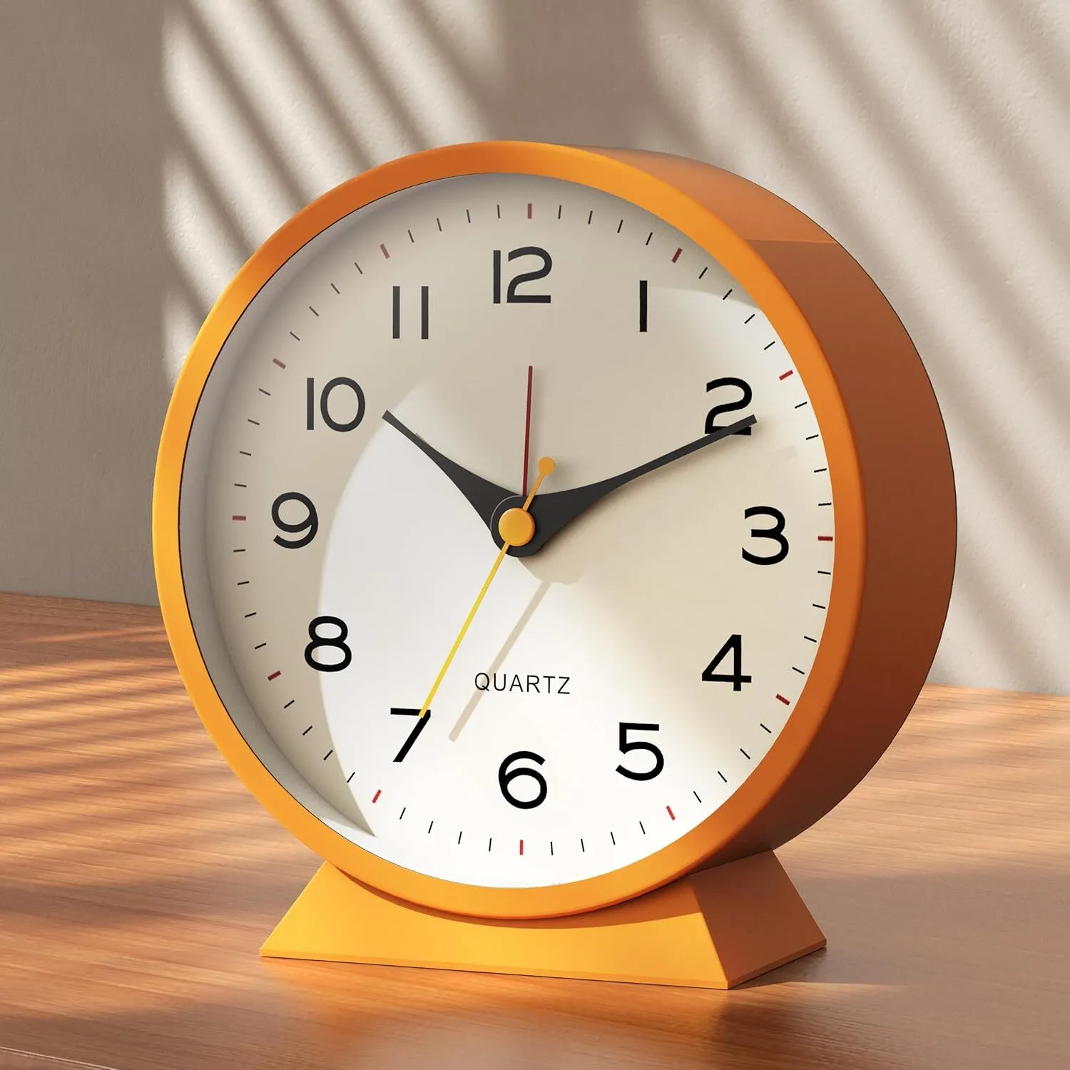 Analog Alarm Clock - Yellow