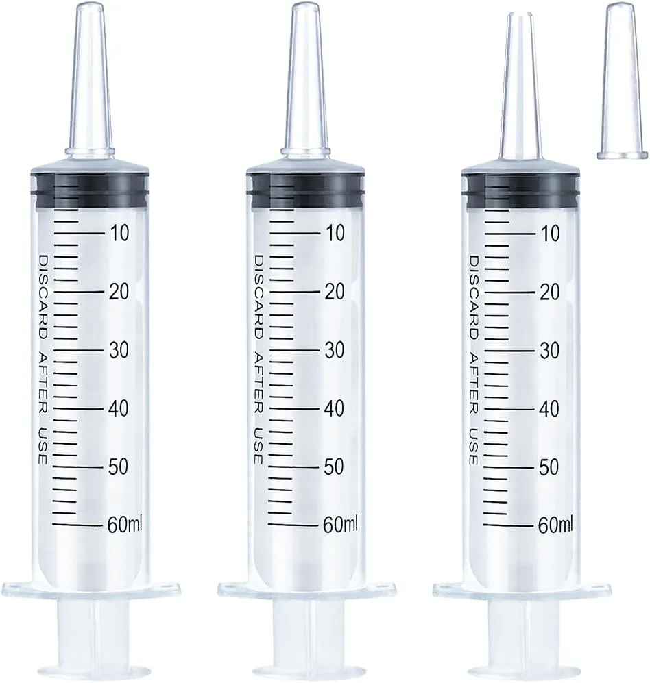 Syringe for Liquid 60ml - Set of 5