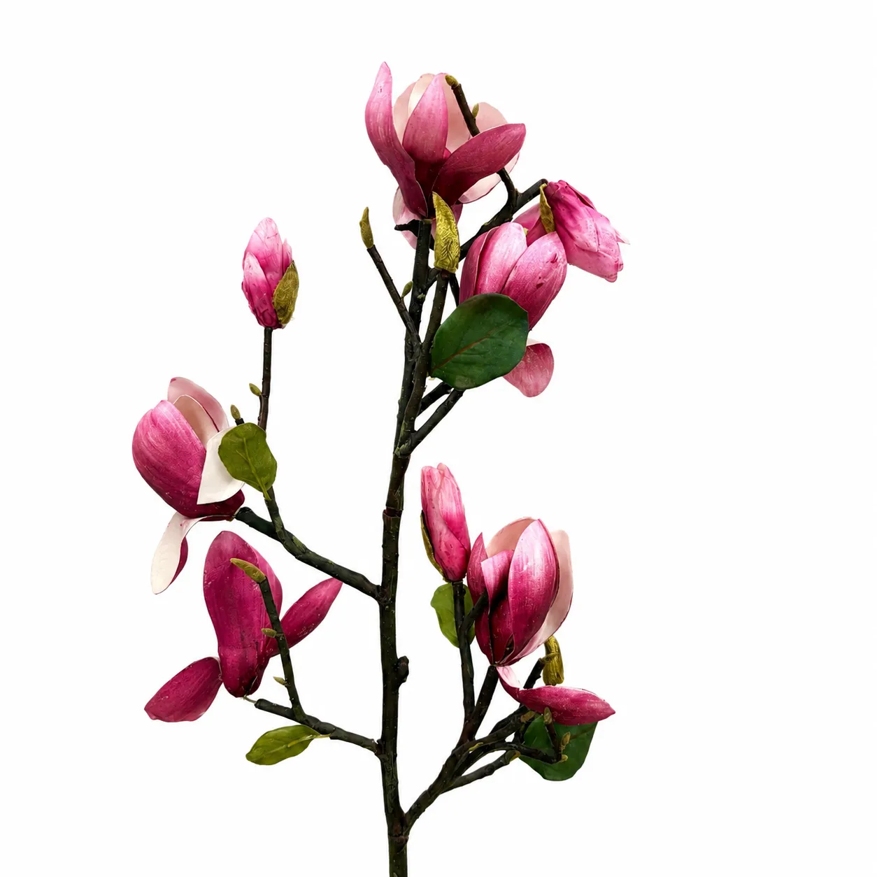 Artificial Pink Magnolia Branch - Set of 4