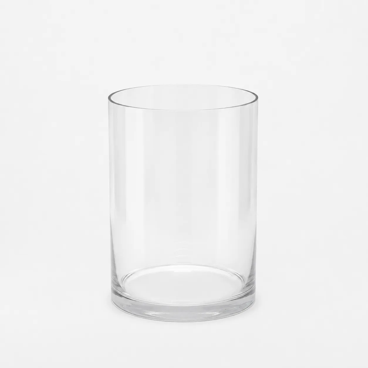 Glass Cylinder Vase - 6" x 8"