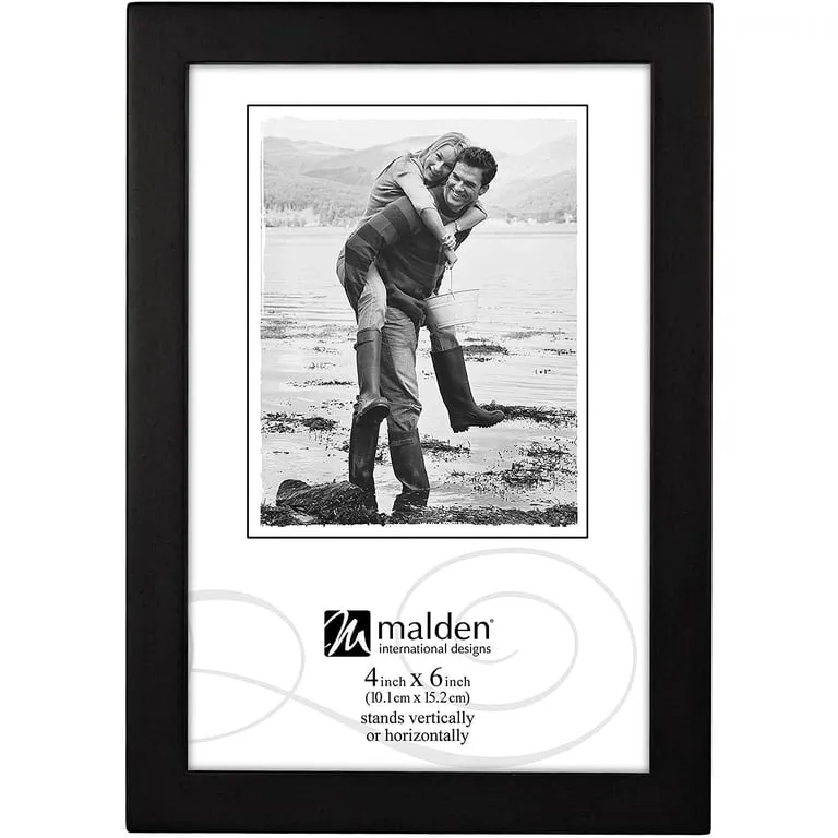 Simple Black Photo Frame 4" x 6"