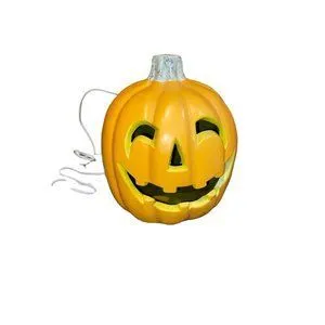 Small Orange Foam Lighted Lantern