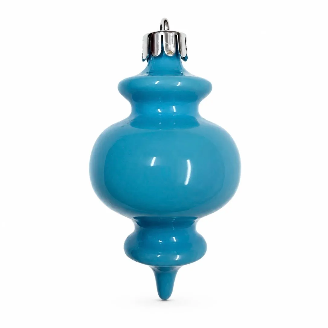Light Blue Drop Christmas Ornament - Set of 6