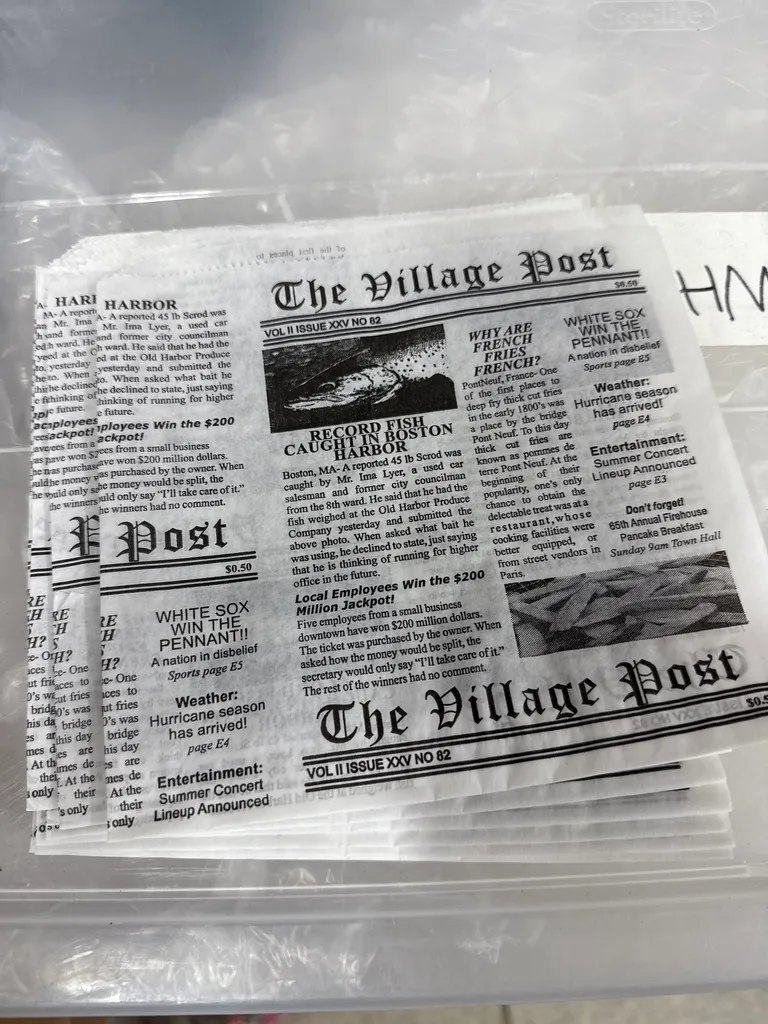 Village Post O.S. Bags (7¾" x 6¾")