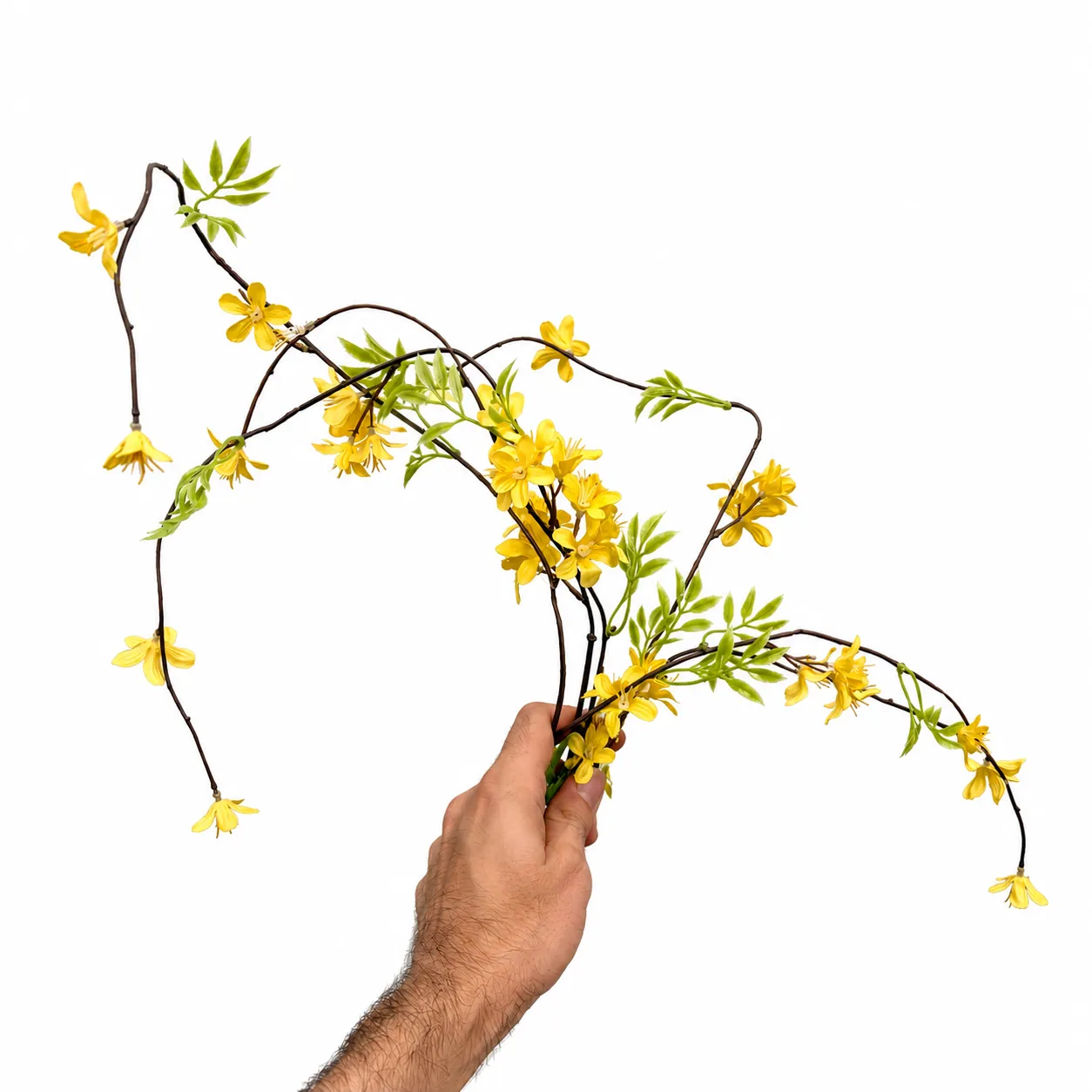 Artificial Yellow Forsythia Branch