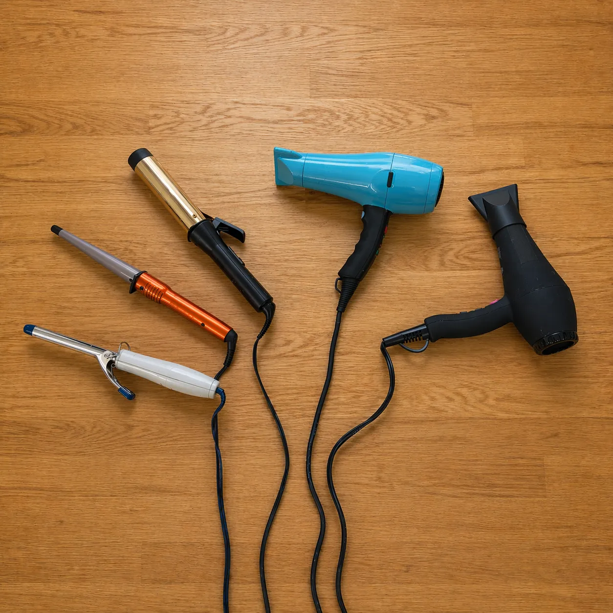 Hair Dryers and Curling Irons - Set of 5