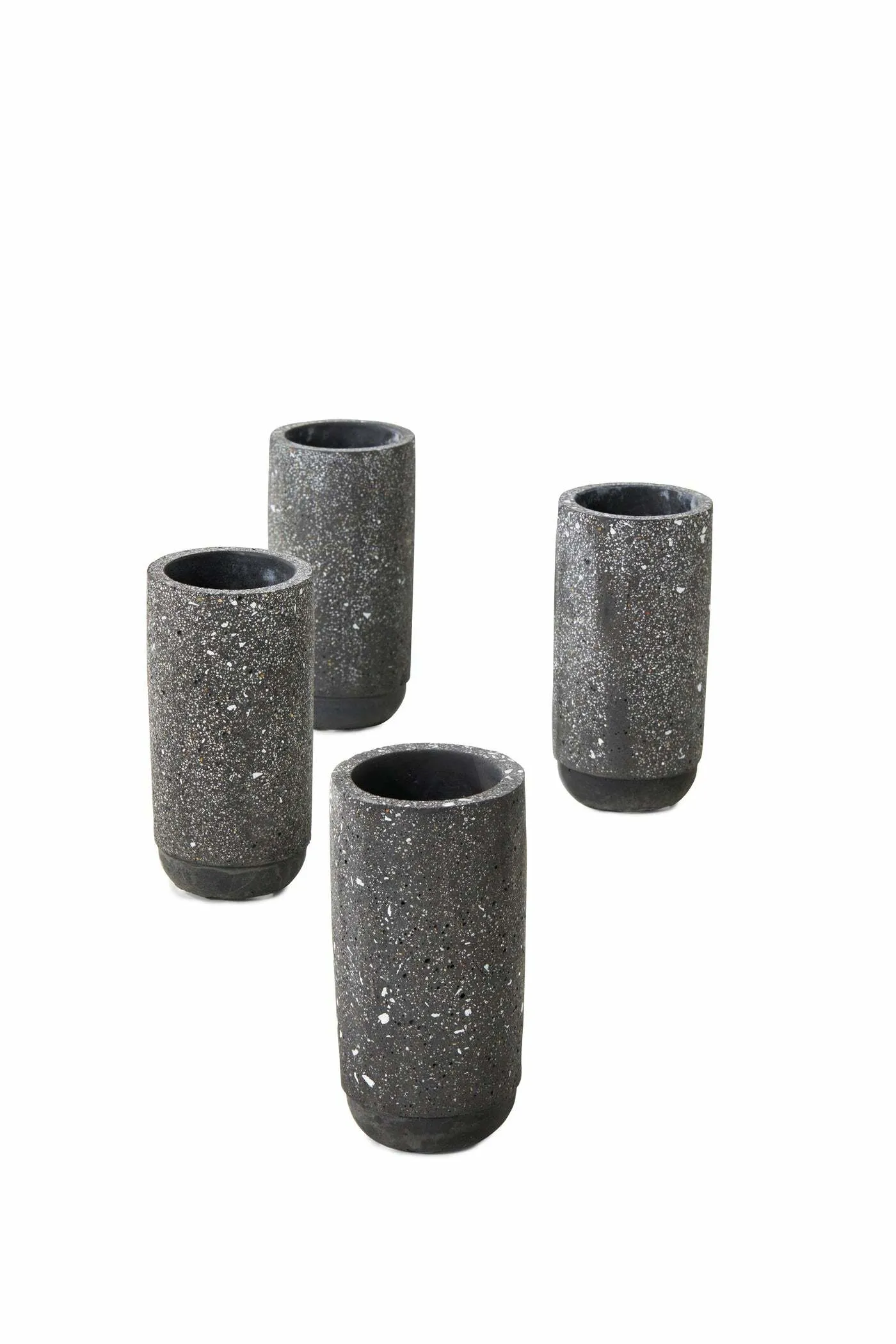 Black Terrazzo Bud Vase 