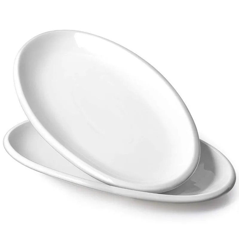 White Serving Trays - Set of 2