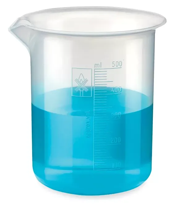 Plastic Beaker 500 mL - Set of 10