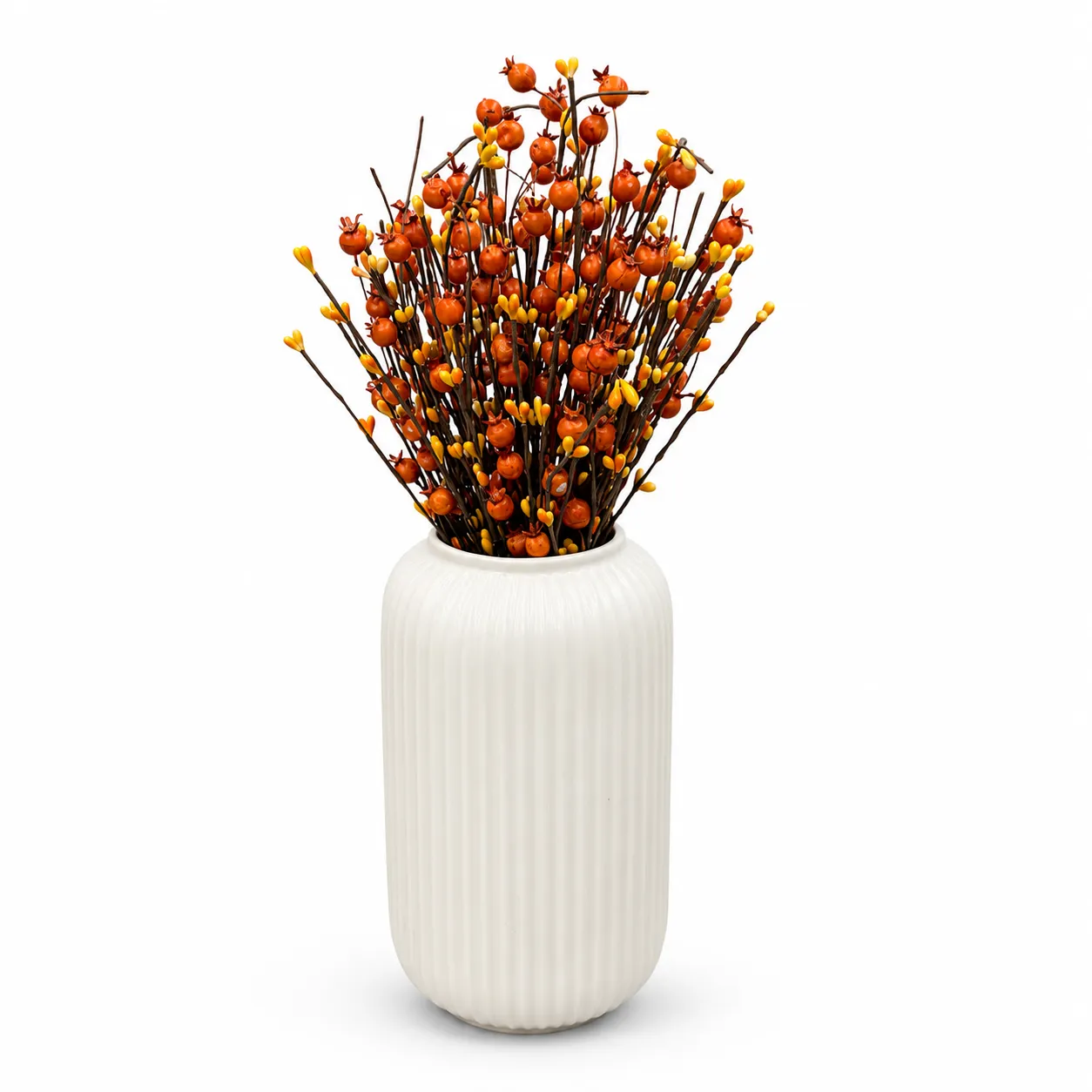 Artificial Orange Berry Branch