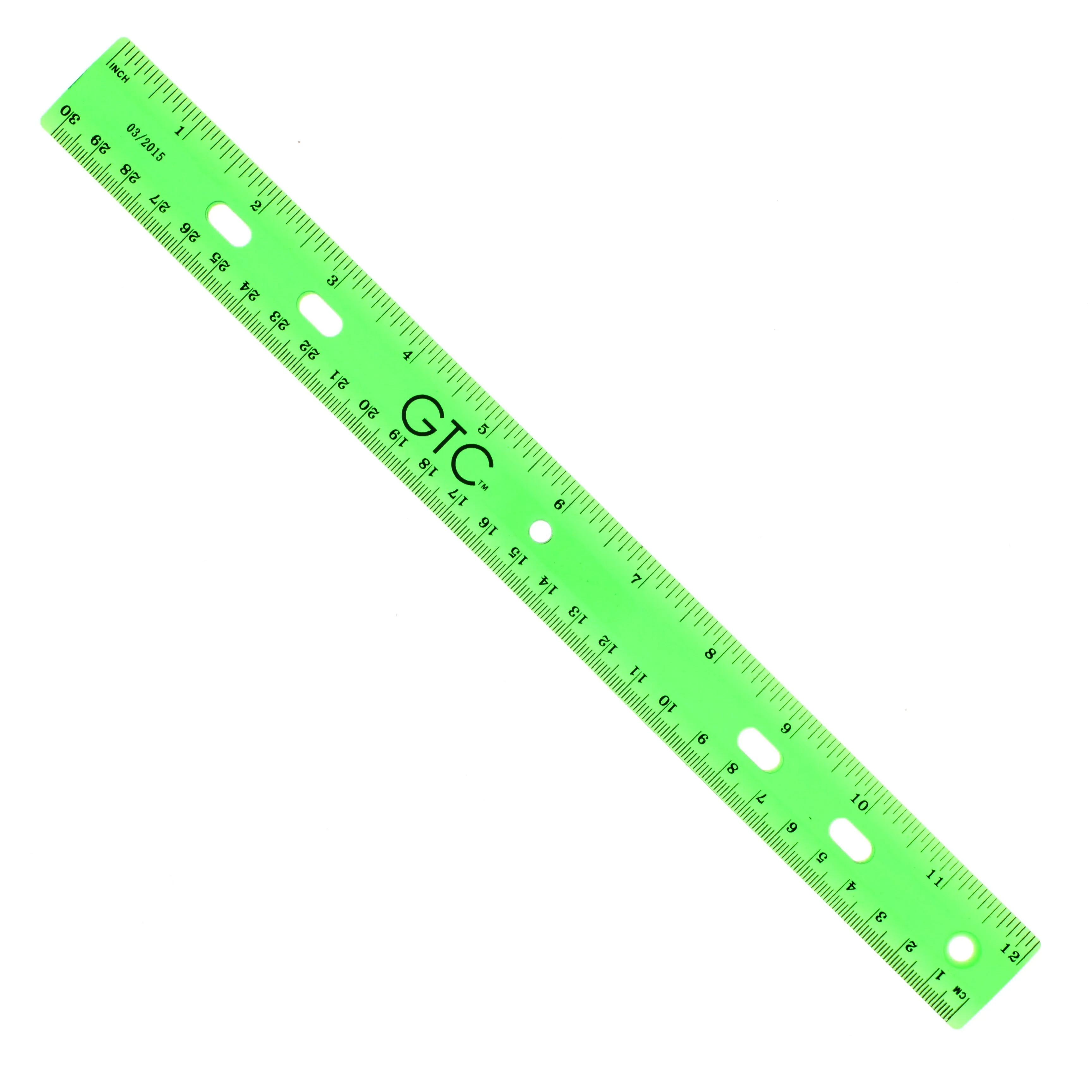 Green Plastic Ruler