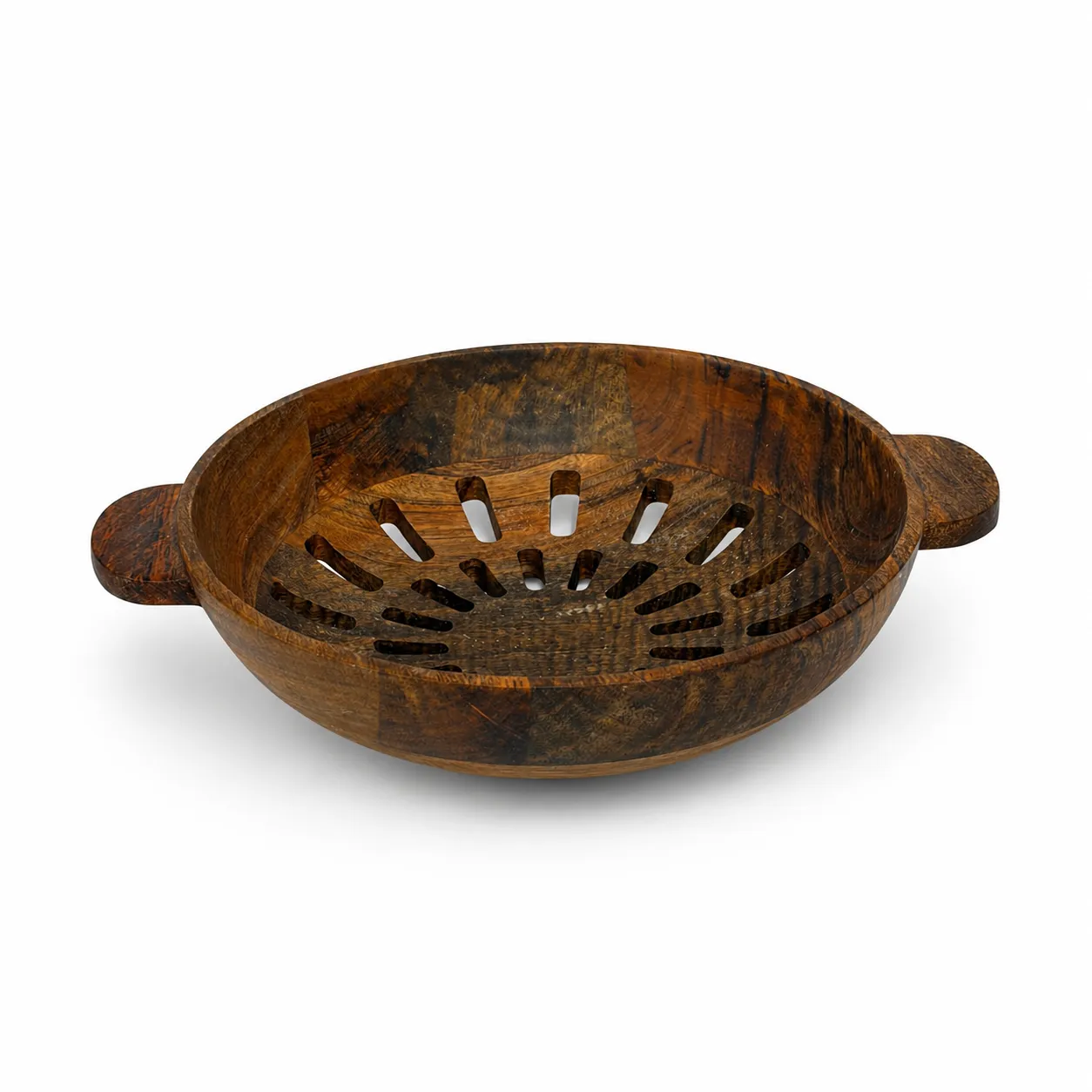 Wooden Colander Bowl