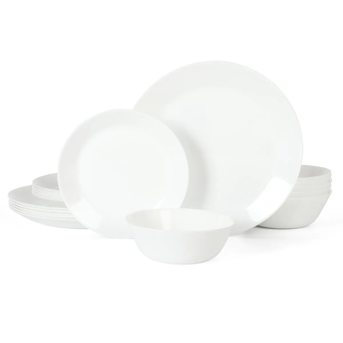 Glass Dinnerware - Set of 18