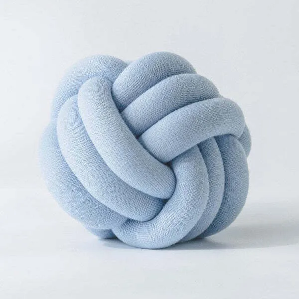 Knot Pillow - Sky Blue