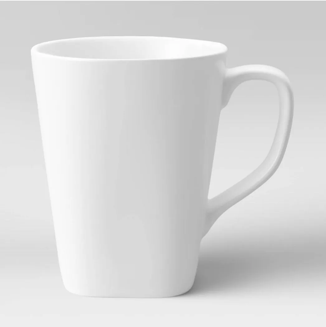 Square Coffee Mug - Set of 2