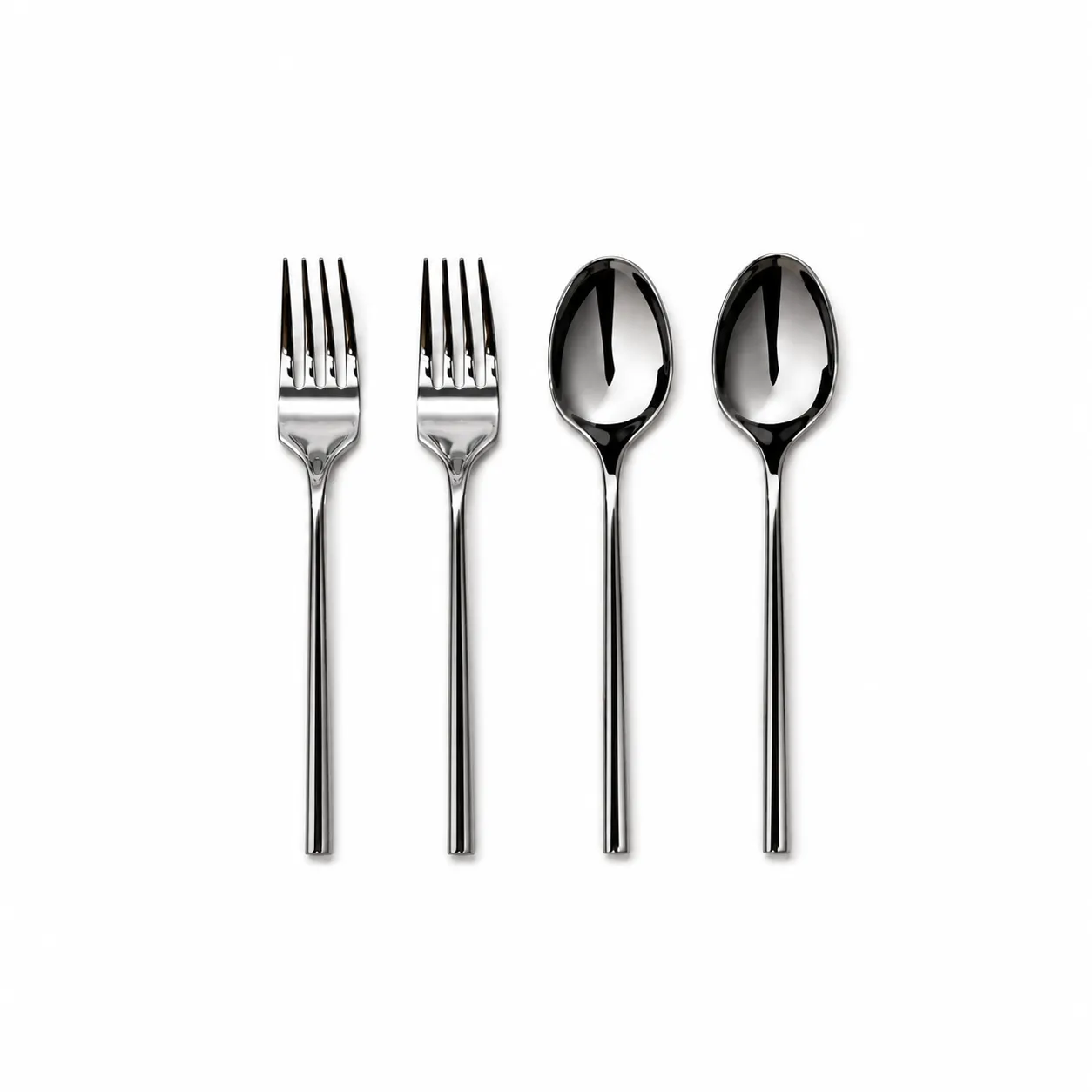 Stainless Steel Silverware - Set of 4