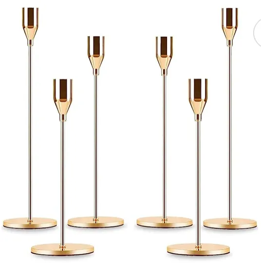 Gold Taper Candleholder