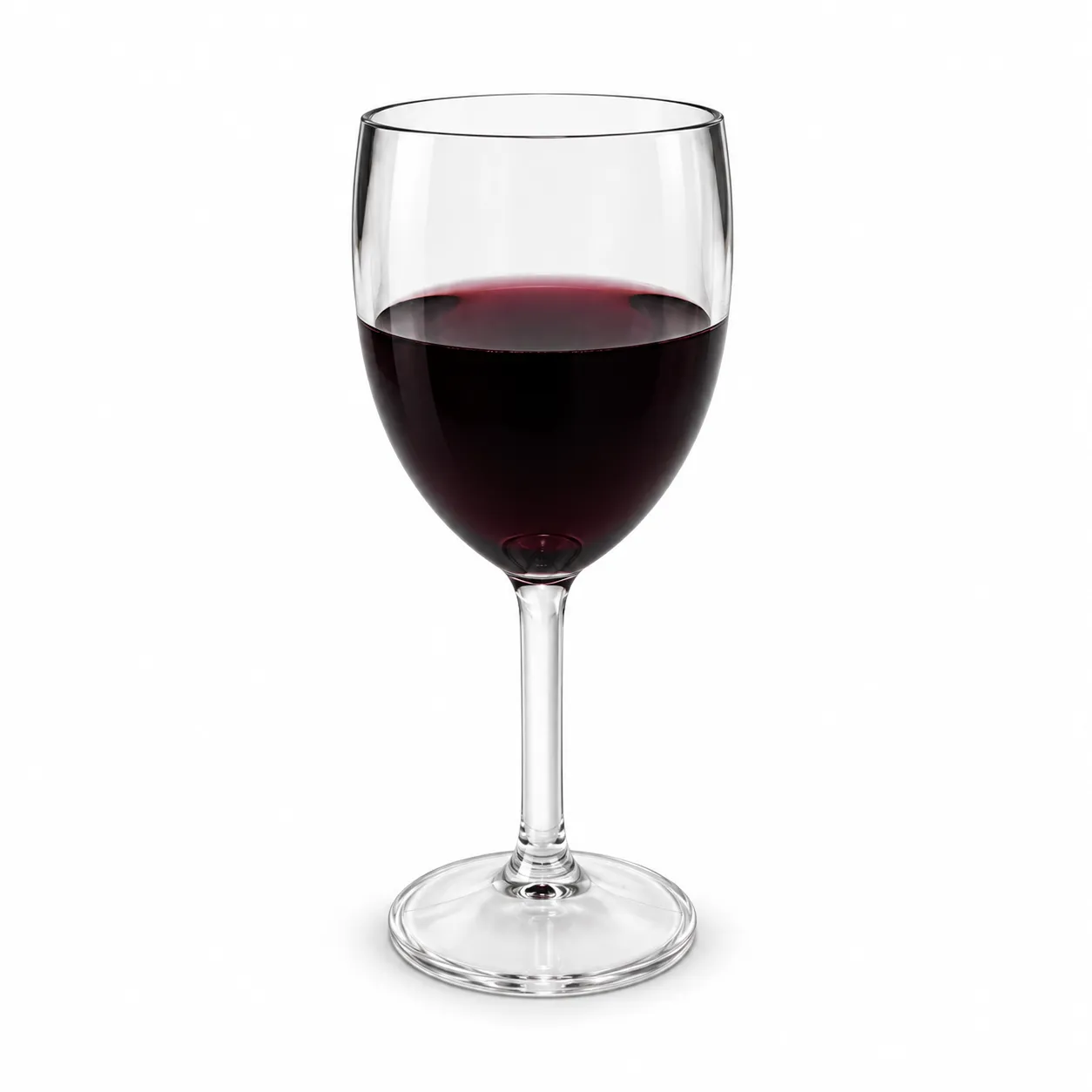 Faux Red Wine Glass