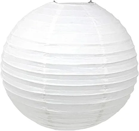 Large Paper Lantern - White Set of 3