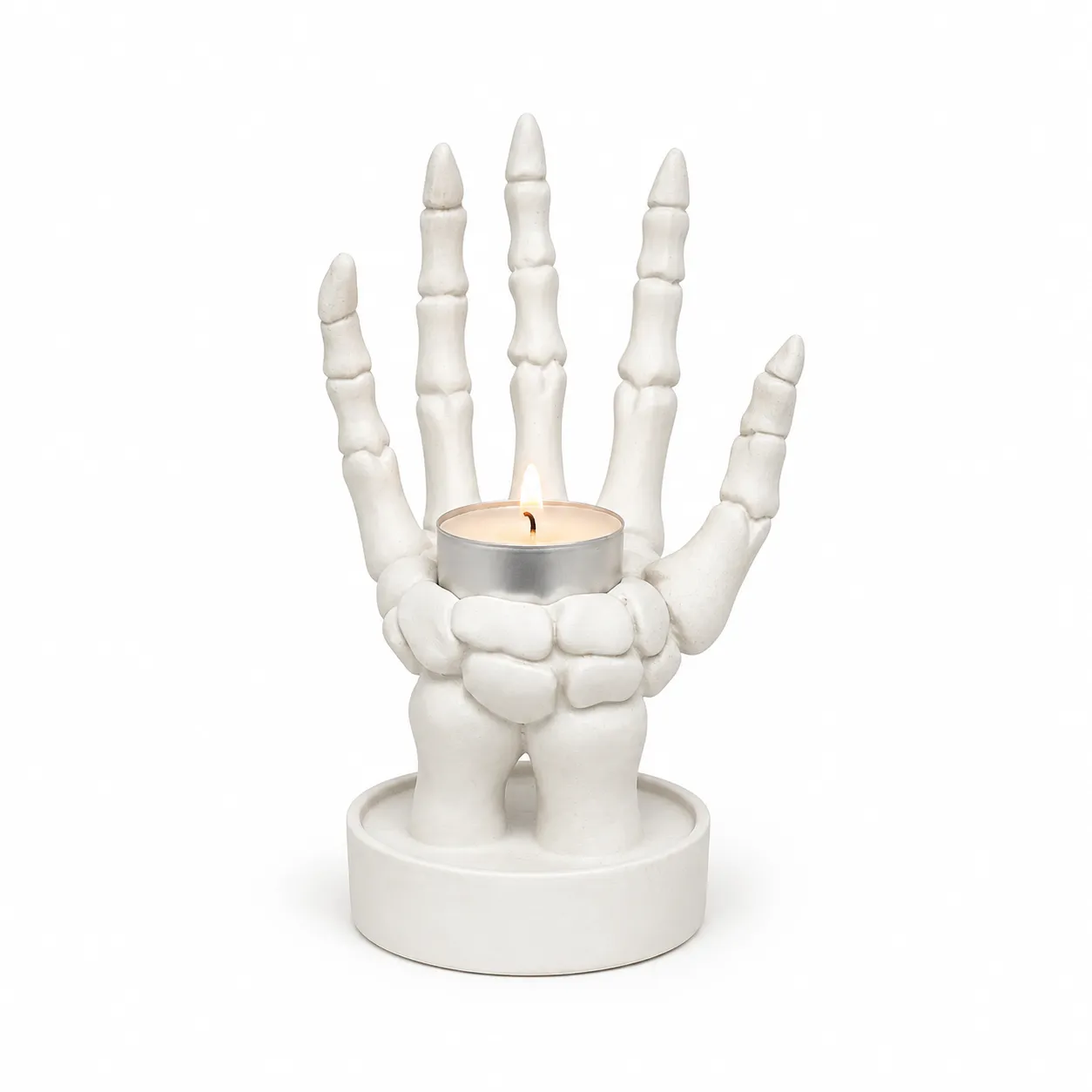 Skeleton Hand Tea Light Candle Holder