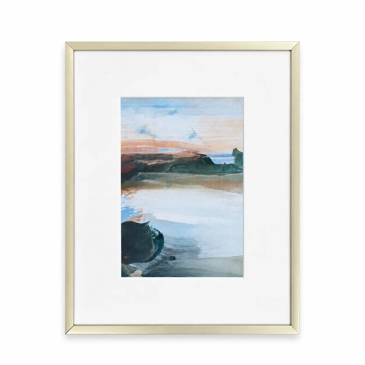 Brushed Aluminum Photo Frame 8" x 10" - Set of 4 