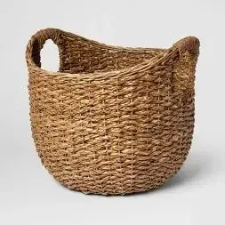 Brown Woven Wicker Basket