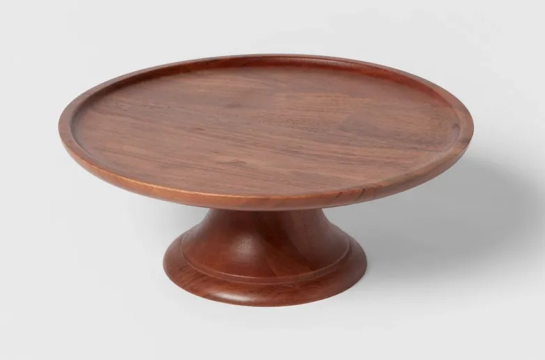 Wooden Cake Stand 12"