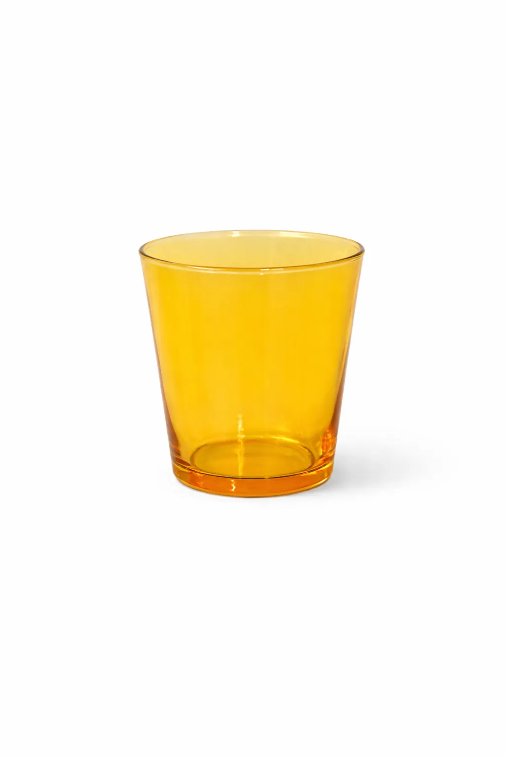 Amber Drinking Glass