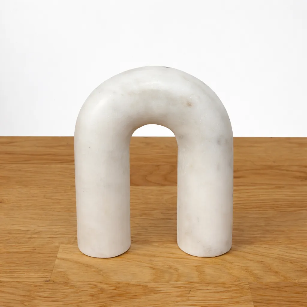 Marble U Sculpture