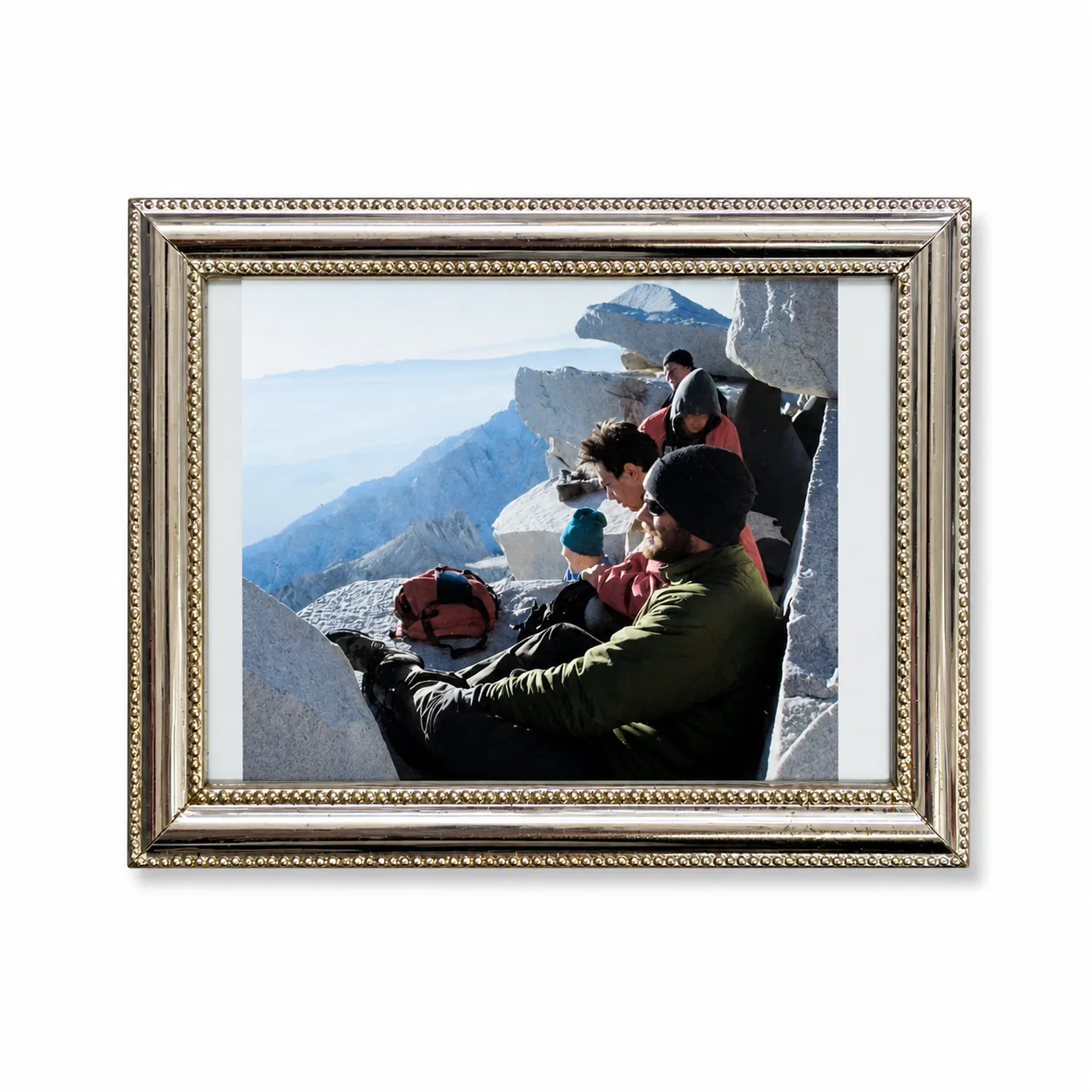 Silver Beaded Photo Frame 4" x 6"
