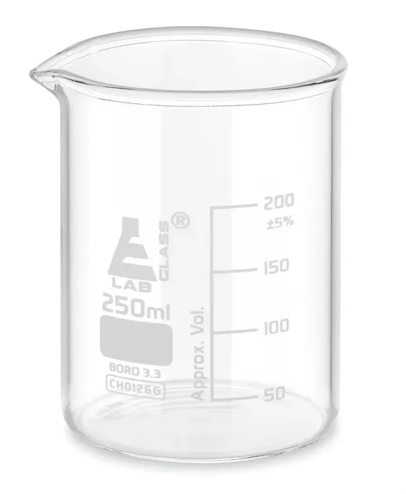 Glass Beaker 250 mL - Set of 13