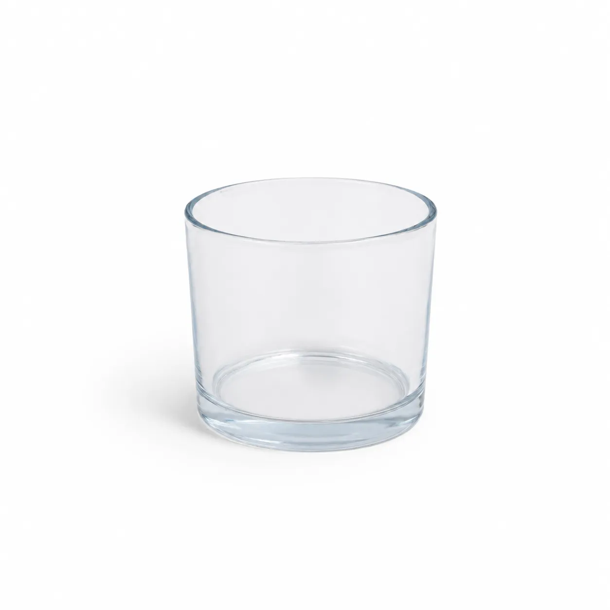 Short Glass Cylinder Vase