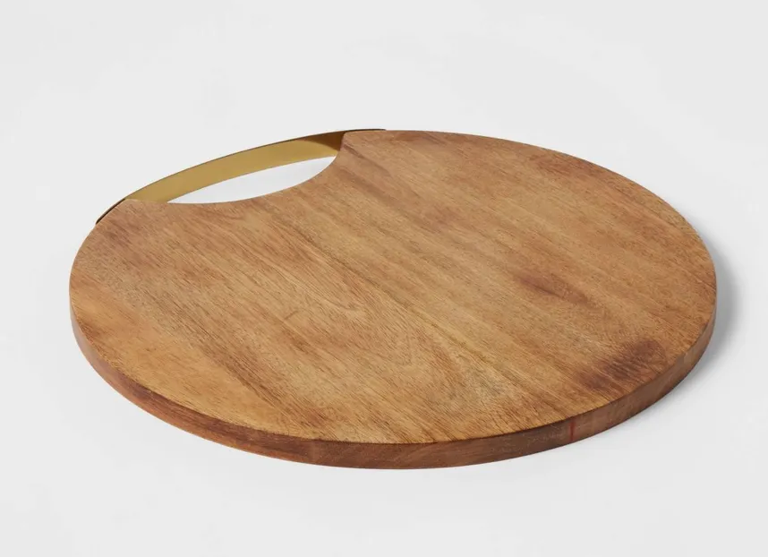 Wooden Serving Tray with Handle