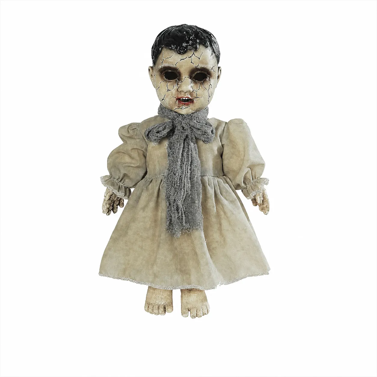 Halloween Cracked Porcelain Boy Doll