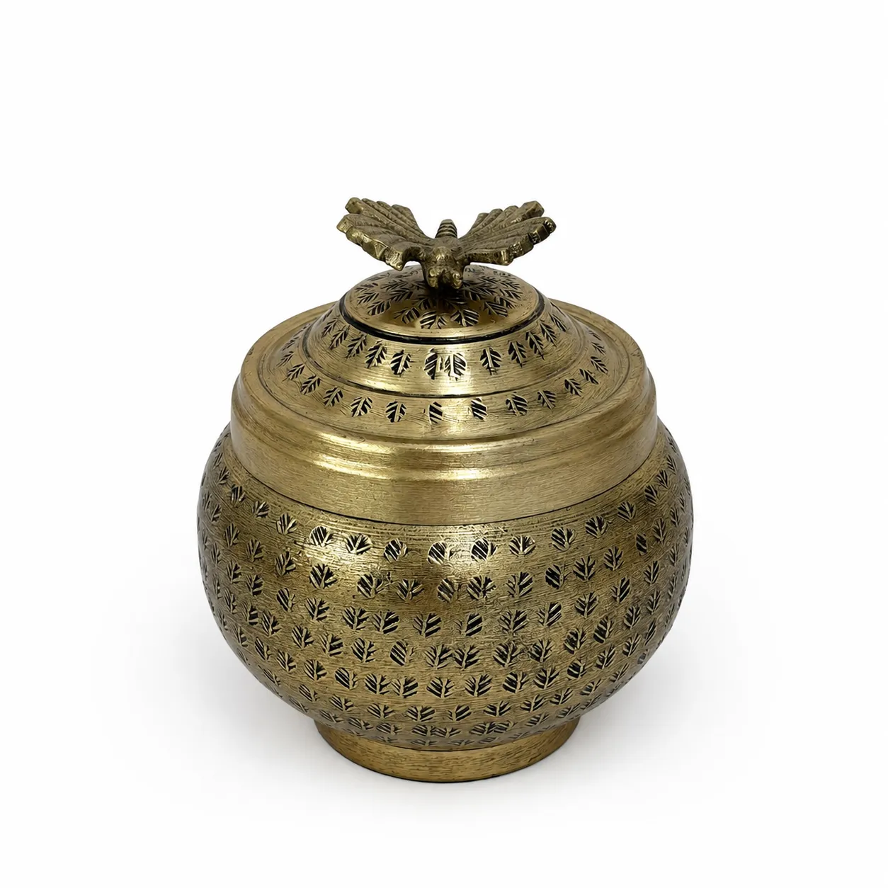 Gold Dragonfly Container