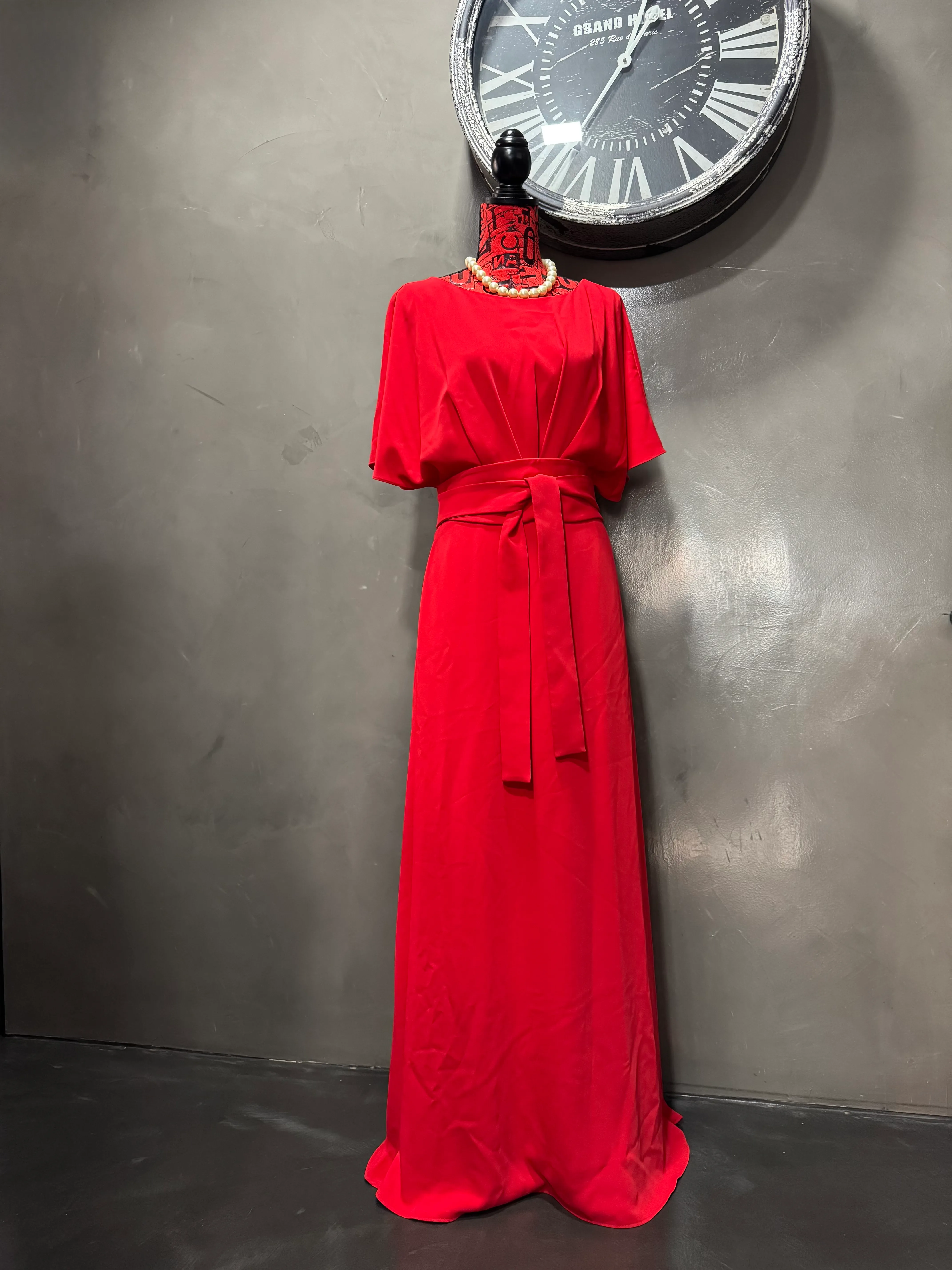 Vestido Carmesí Adolfo Dominguez