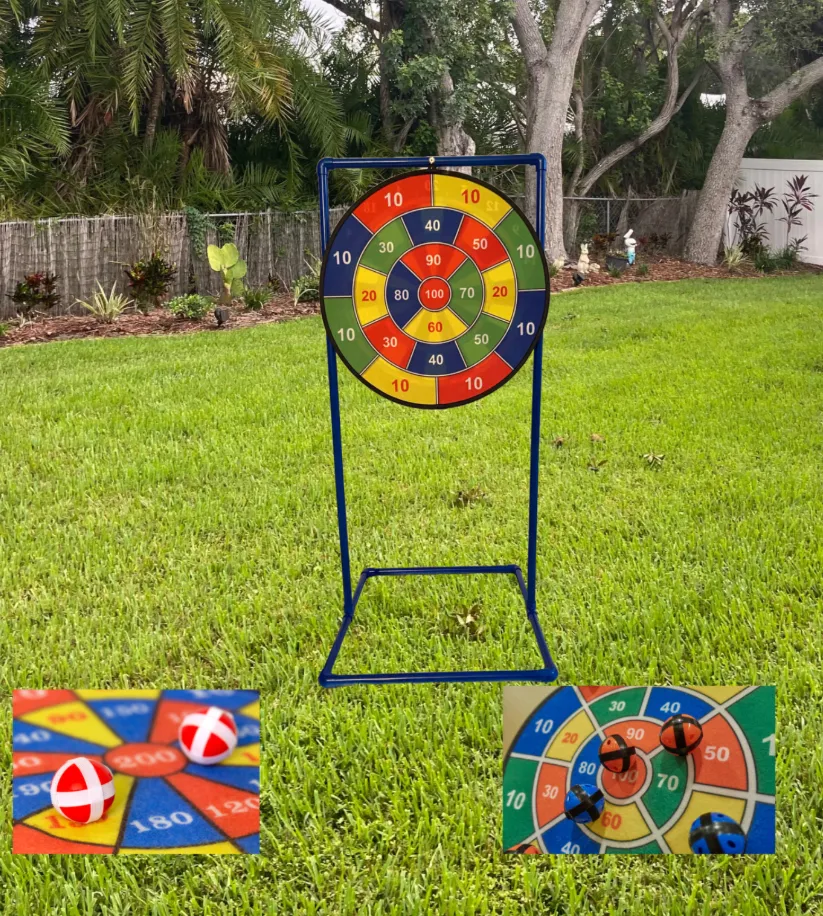Velcro dart board target