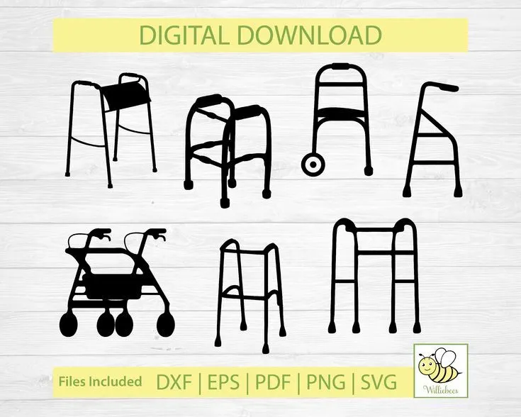 Assisted walker frame