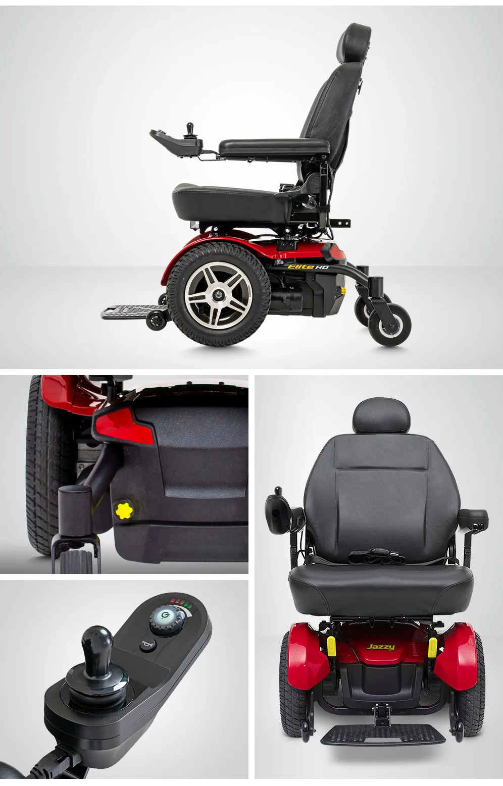 Electric Wheelchair  44, Leather