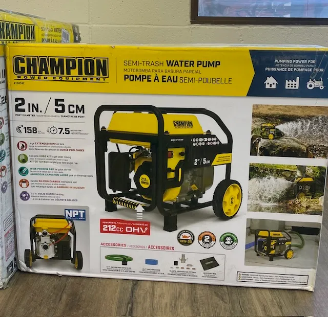 2" Gas Semi Trash Water Pump