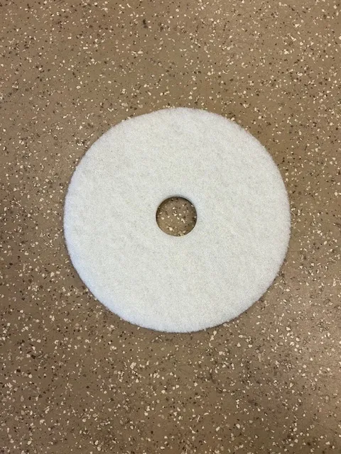 17" Floor maintainer White Pad  