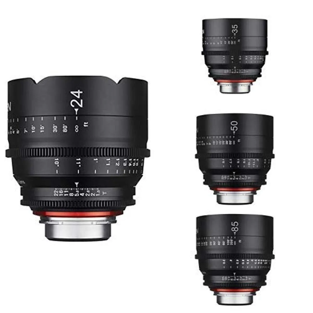 Rokinon Xeen Lenses (24mm, 50mm, 85mm)