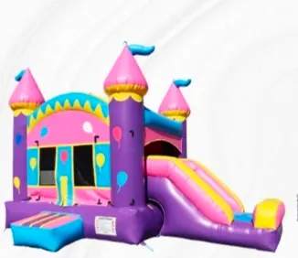 15x15 Pink Fiesta Combo Castle