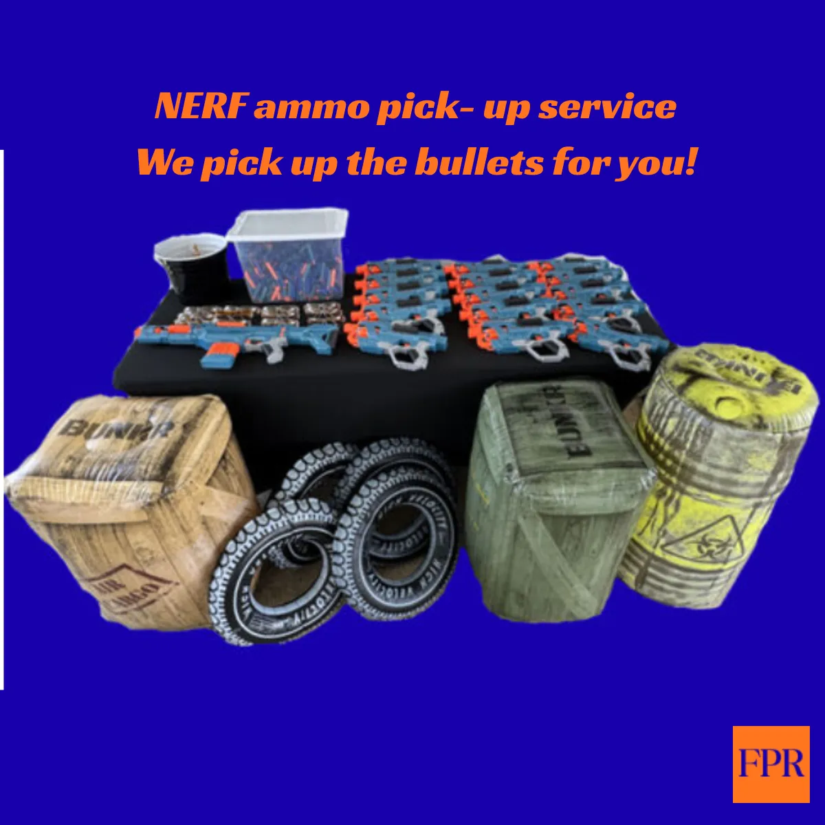 Bullet Pick-Up Service for NERF Party