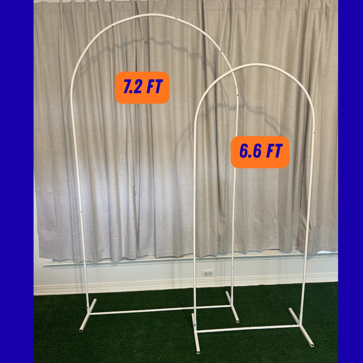 Metal Arch 7.2 ft & 6.6 ft