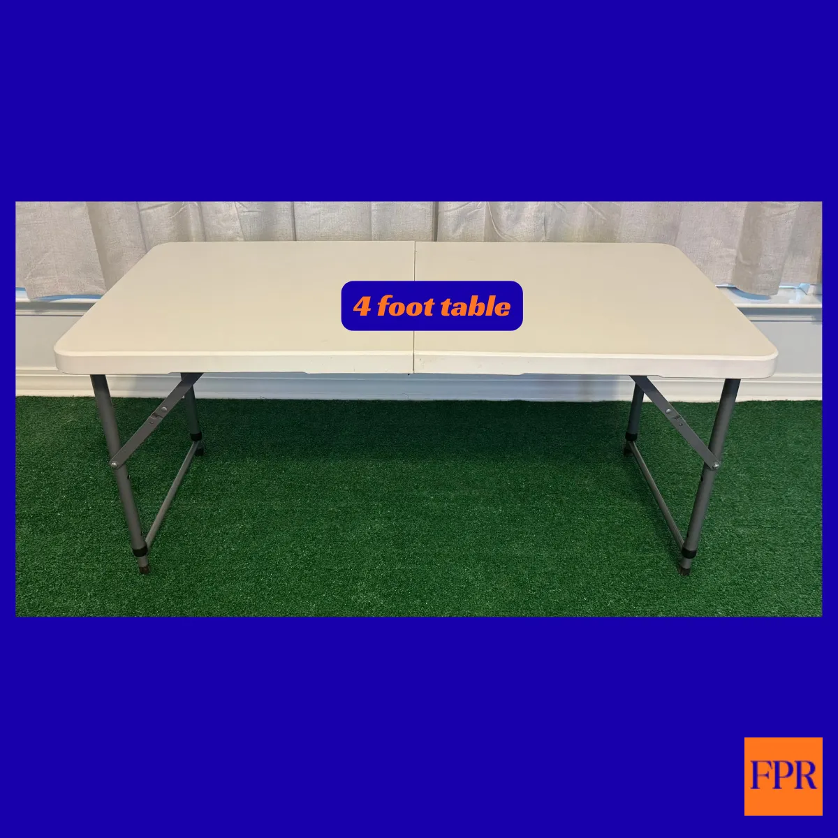 4 foot plastic folding table (children's table) 