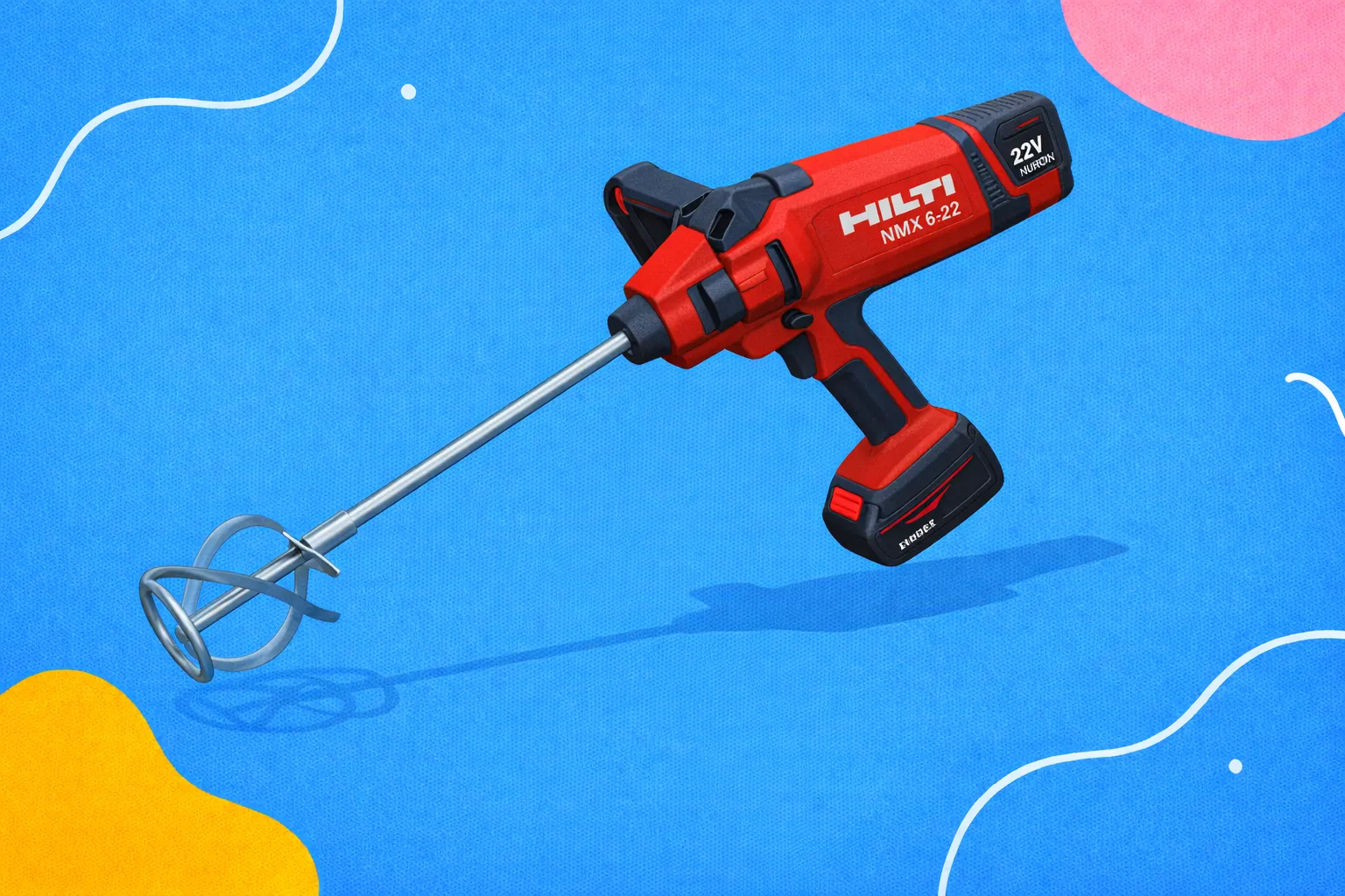 Malaxeur à palettes sans fil Hilti NMX 6-22