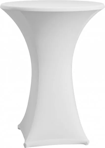 Stehtischhusse stretch weiß inkl. Reinigung