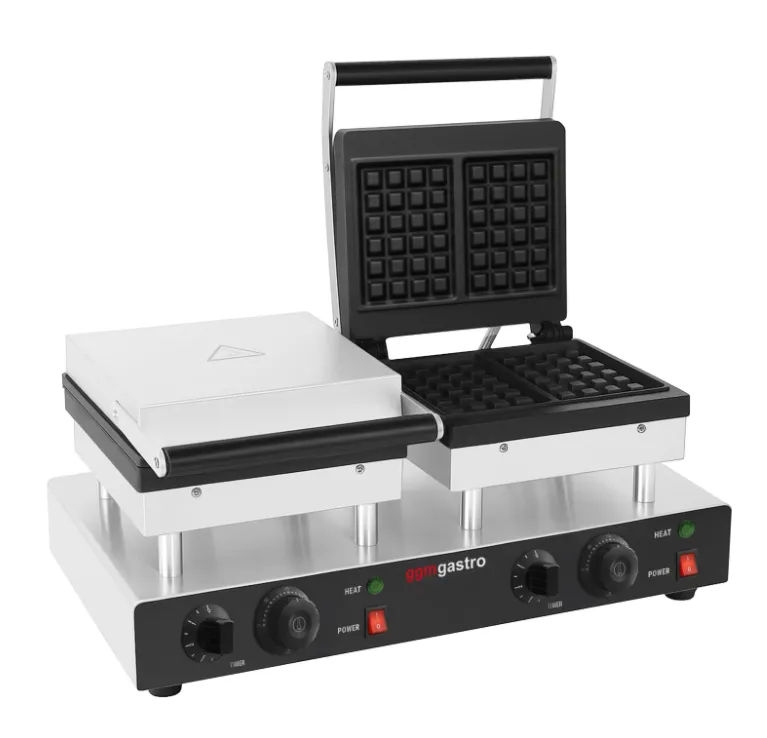Waffeleisen - Doppelt - Manuell - 4 kW