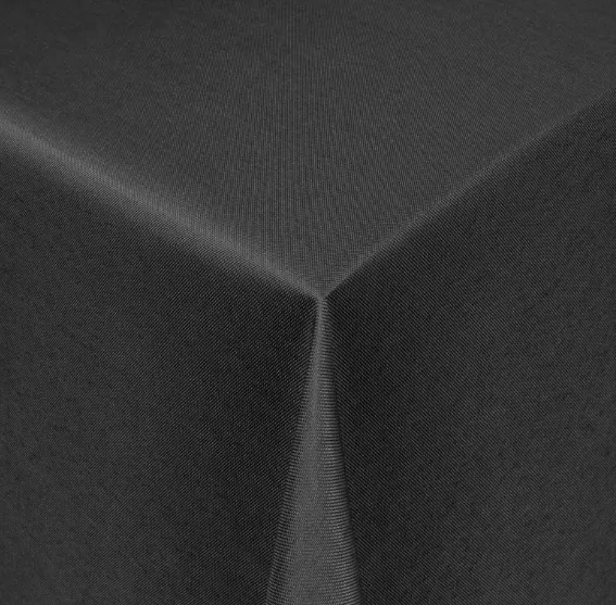 Tischtuch rechteckig schwarz inkl. Reinigung